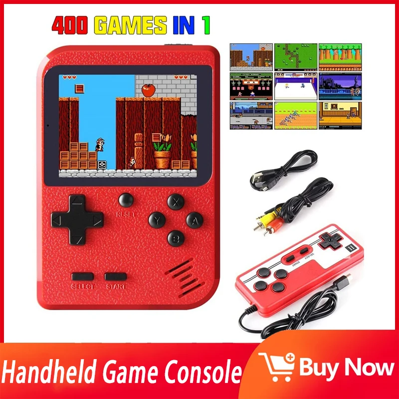2.8 Pollici Retro Fc 500 In 1 Videogiochi Console Giochi Gameboy Pocketgo Consola Retro Gioco Mini Giocatori Portatili 8 Bit Classico
