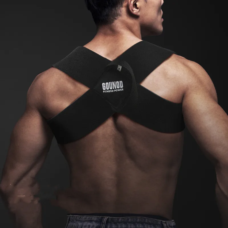 1 Pz Fitness Correction Belt Fitness Tracolla Bench Press Spalla Training Belt Push Chest Straight Back Correction Belt