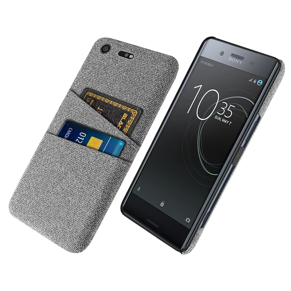 Xz Premium Per Sony Xperia Xz Premium Case Fabric Dual Card Cover Per Telefono Per Sony Xperia Xz Premium G8141 G8142 5.46 "Funda Coque