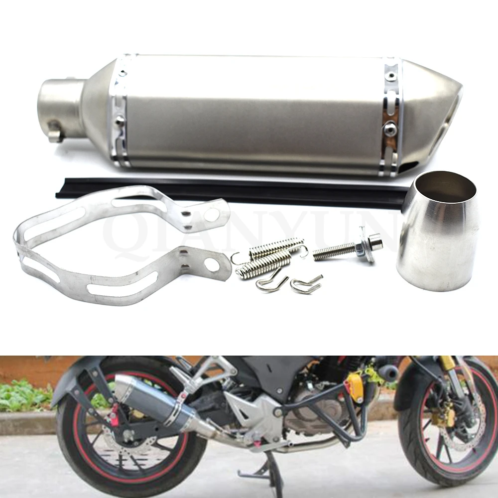 Silenziatore Di Fuga Del Tubo Di Scarico Del Motociclo Modificato Universale 38-51Mm Per Triumph Speed Triple Daytona 955I Speed Four Tt 600