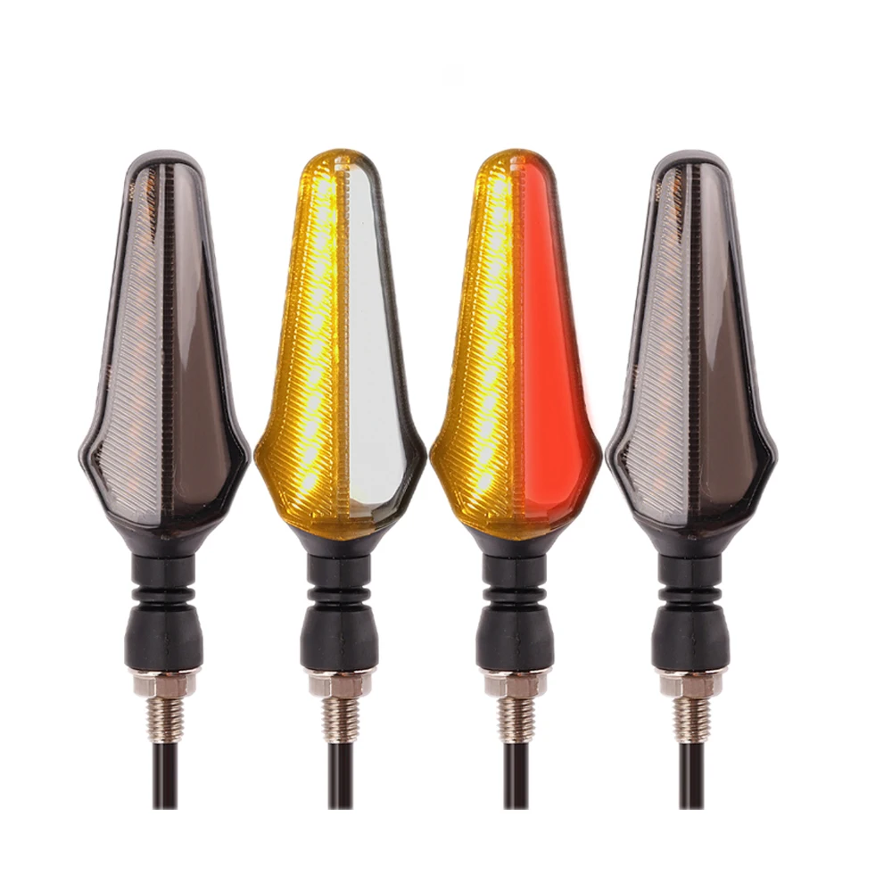 24 Smd Neon Led Moto Dynamic Led Indicatori Di Direzione Scorrevoli Luce Per Triumph Speed Triple 1050 Vespa Lx Triumph Daytona 675