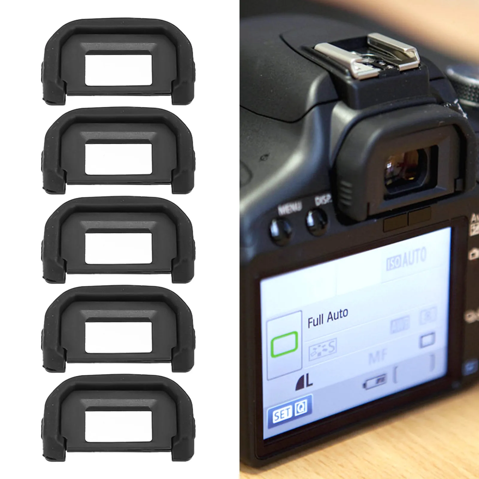 5Pcs Ef Eyecups Mirino Eyecup Oculare Per Canon Eos 600D 550D 600D 650D 700D 1000D Digital Xsi Xti Xs