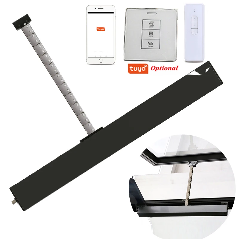 Apri Finestra Velux Da 600Mm Attuatore Automatico Intelligente Per Finestra Opzionale Tuya Smart Roof Window Motor Chain Lucernario Motorizzato