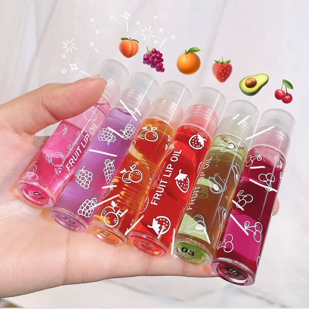 Fresh Fruit Roll-On Lip Balm Lip Makeup Primer Idratante Olio Per Labbra Trasparente Idratante A Lunga Durata Lucidalabbra Cosmetici Strumenti