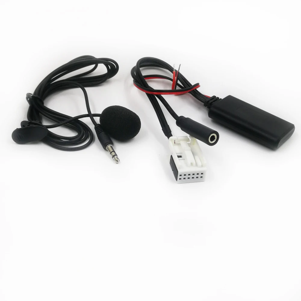 Modulo Bluetooth Per Auto Adattatore Musicale Mp3 Audio Aux-In Connettore A 12Pin Microfono Vivavoce Per Modello Radio Peugeot Rd4