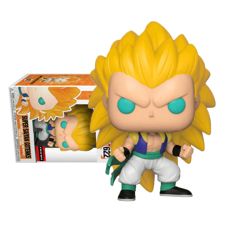 Funko Pop Anime Dragon Ball Z Super Saiyan Gotenks #622 Action Figure Giocattoli Collezione Bambole Regali Per Bambini Figura Pop