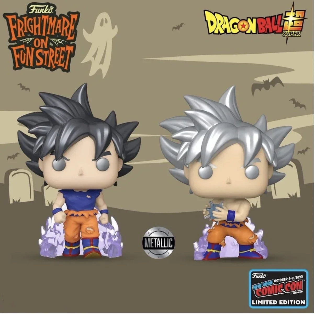 Funko Pop Dragon Ballet Goku (Ultra Instinct Con Kamehamena) 1211 #1232 Action Figure Collection Modello Limitato Giocattoli Regalo Per Bambini