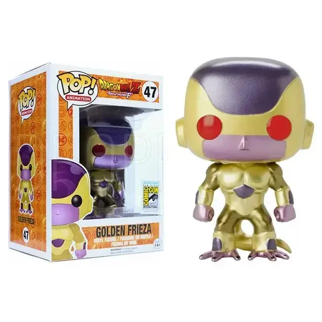 Funko Pop Figure Occhi Rossi Golden Frieza #47 Pop Vinyl Action Figure Dolls Toys Cartoon Frieza Pop Anime Toys Regali Per Bambini