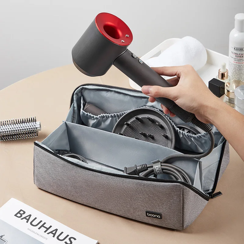 Semplice Cuoio Dell'Unità Di Elaborazione Dyson Asciugacapelli Organizzatore Di Immagazzinaggio Dyson Curling Iron Protector Laifen Asciugacapelli Bor