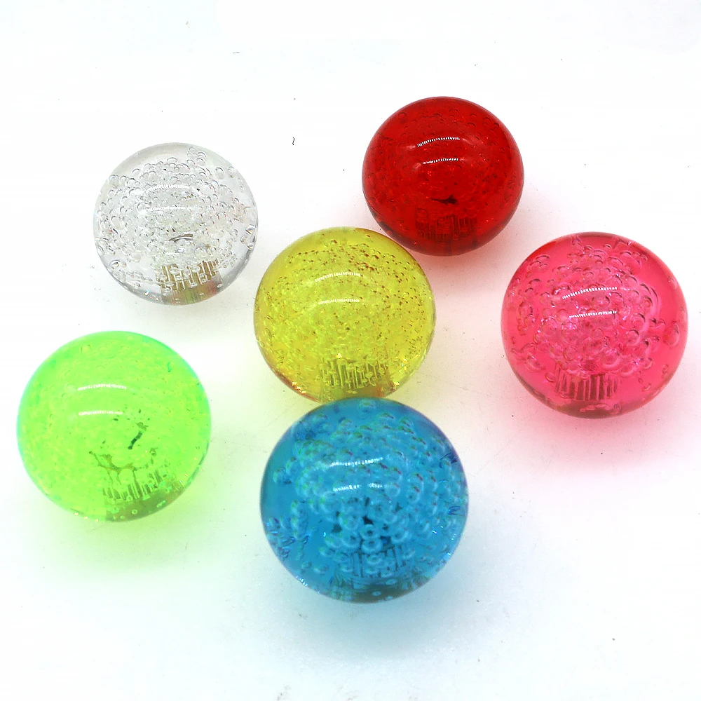 Joystick Topball Clear Crystal Bubble Balltop Coin Arcade Game Distributore Automatico 35Mm Ball Head Sanwa Zippy Illuminato Manopola Della Luce