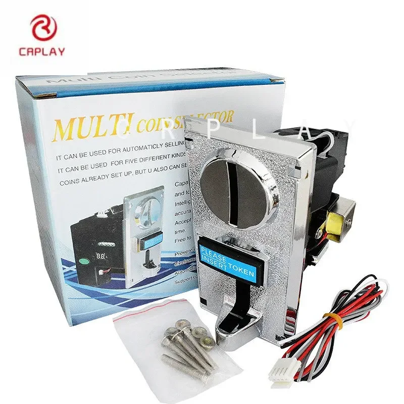 616 Multi Coin Receiver Electronic Down Roll Coin Receiver Selector Adatto Per Distributori Automatici Arcade Arcade Machines
