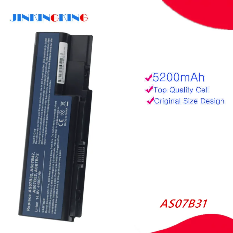 Laptop Battery For Acer Aspire 5710 5715Z 5720 5730Z 5730Zg 5910G 5920 5920G 5930 5930G As07B51 As07B52 As07B61 As07B71 As07B72