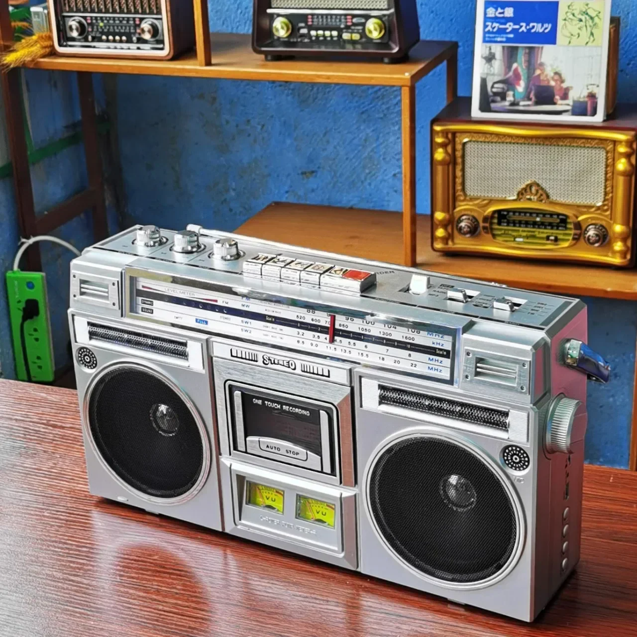 Lettore Di Cassette Retrò Retrò Lettore Di Cassette Lettore Di Cassette Ricevitore Radio Altoparlante Bluetooth Scheda Tf Fm Caixa De Som Bluetooth