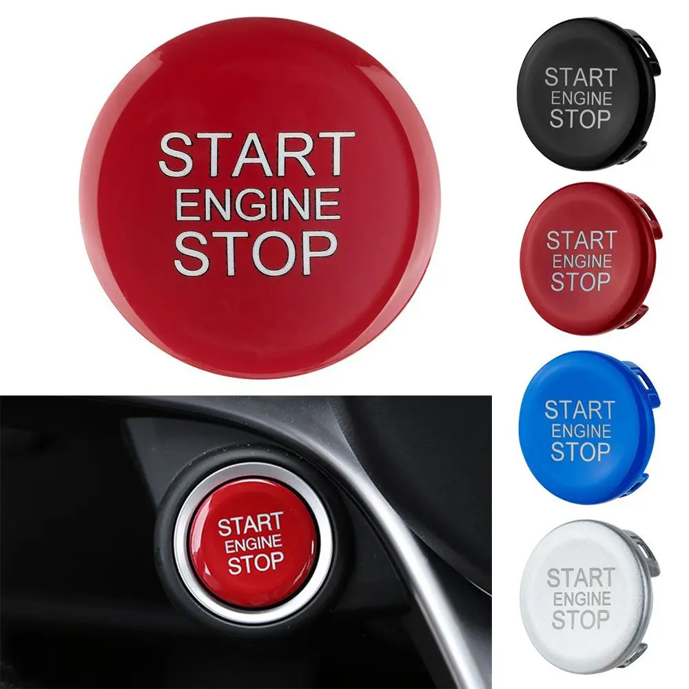 Coperchio Del Pulsante One Click Start Decoration Ricambi Auto Start Stop Switch Replacementfor Alfa Romeo Giulia Giulietta Stelvio