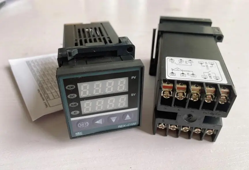 Controllo Della Temperatura Digitale Pid Rex-C100 Termocoppia Controller Rex-C100Fk02-V * Uscita Ssr Rex-C100Fk02-M * Uscita Relè An