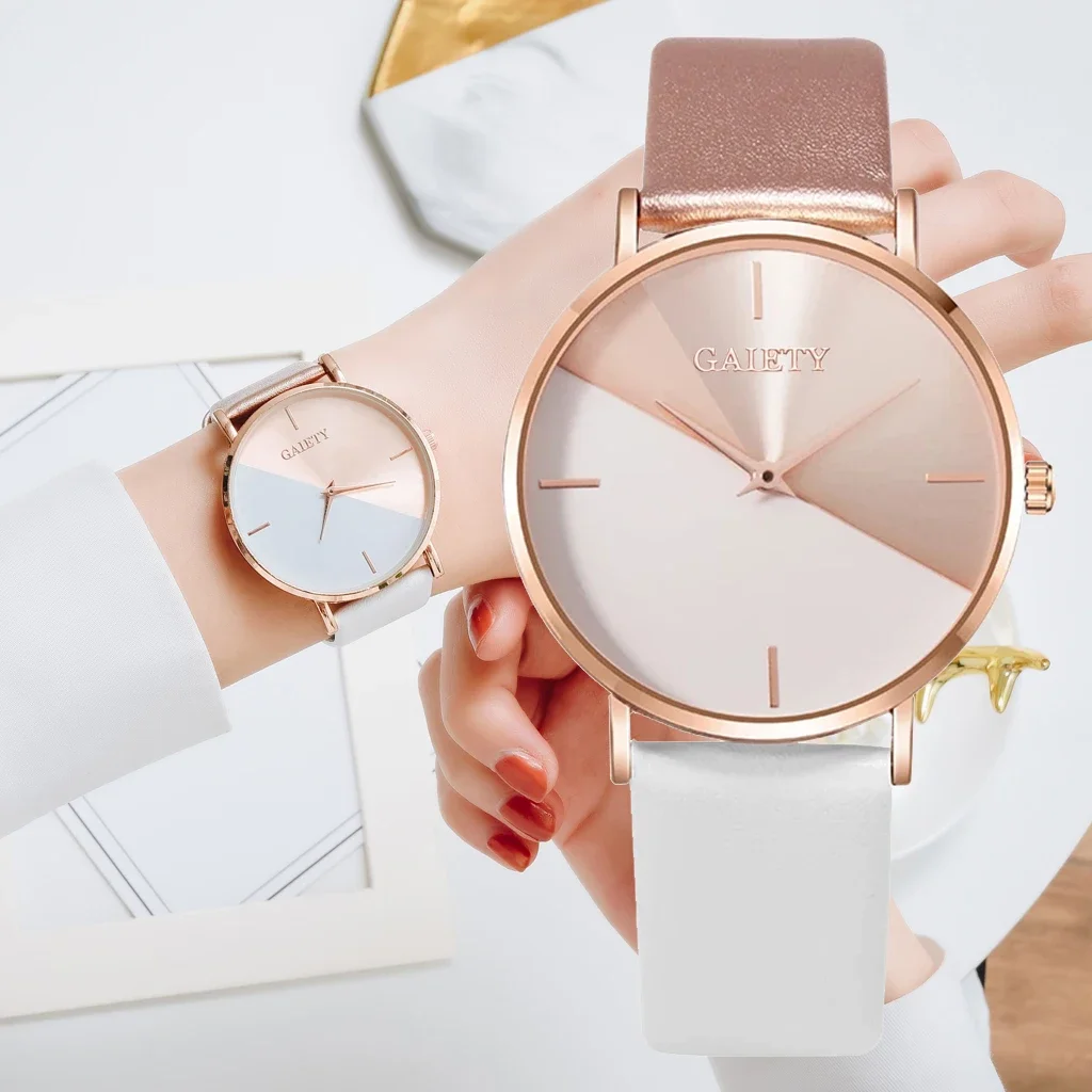 Gaiety Orologi Da Donna Di Marca In Pelle Abito In Oro Rosa Orologio Femminile Design Di Marca Di Lusso Orologi Da Donna Orologi Da Donna Di Moda Semp