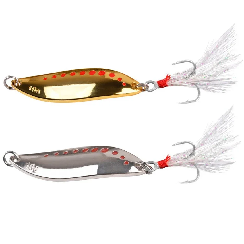 Metal Vib Leech Spinners Spoon Lures 2.5G 5G 7.5G 10G 15G 20G 25G 30G Esca Artificiale Lure Attrezzatura Da Pesca Per Bass Pike Perch