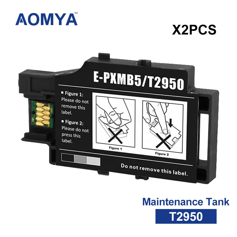 Aomya T2950 Serbatoio Di Manutenzione Pxmb5 Contenitore Per Inchiostro Di Scarto Per Stampante Epson Workforce Wf100 Wf-100W Px-S05B/S05W
