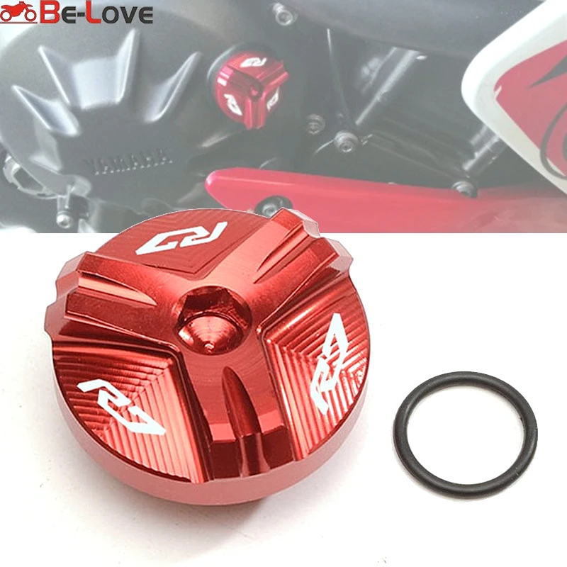Logo 'R7' Per Yamaha R7 Yzf-R7 Yzf R7 2021 2022 Accessori Moto Tappo Tappo Motore In Alluminio Coperchio Filtro Olio