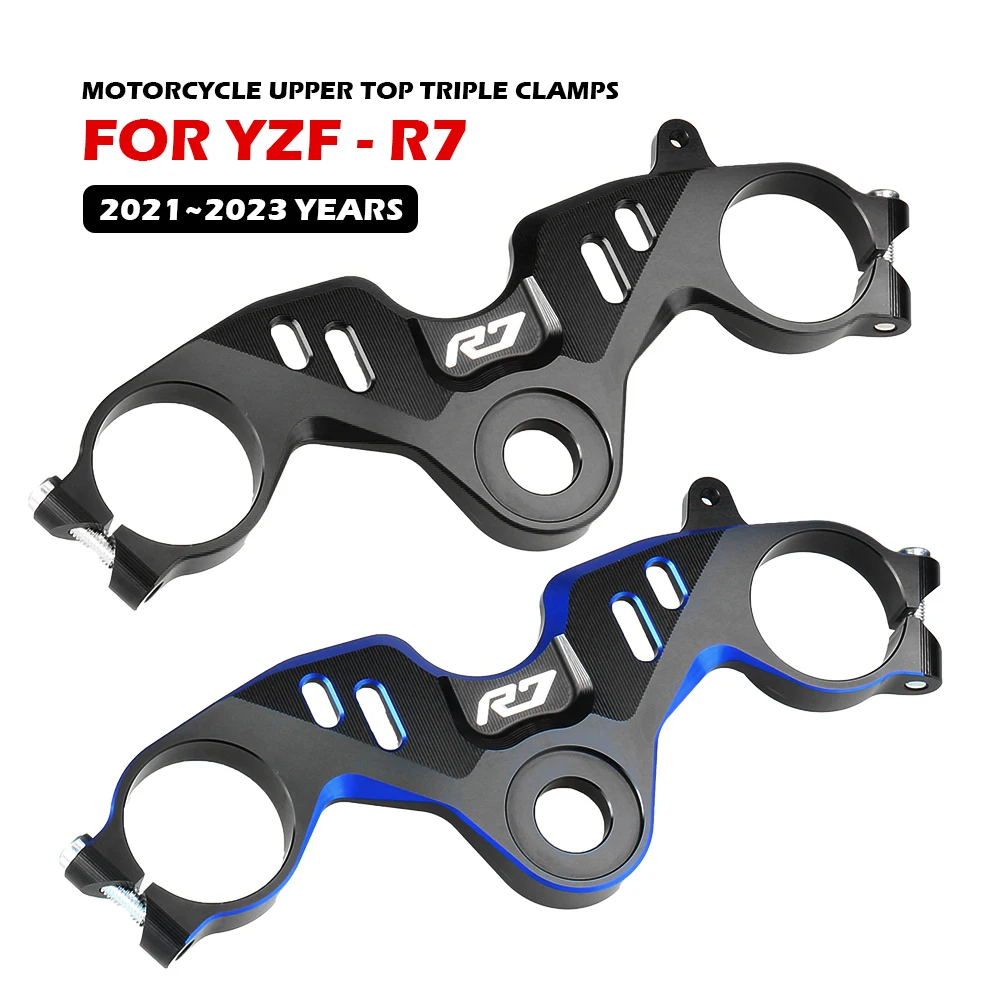 Yzf-R7 Moto Superiore Superiore Triple Morsetti Per Yamaha R7 2021 2022 2023 Top Bridge Triple Clamp Accessori