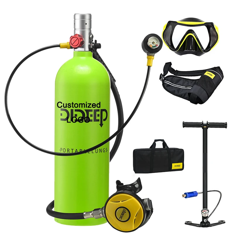 200 Bar Scuba Tank 15-20 Minuti In Fibra Di Carbonio Scuba Tank 1L Attrezzatura Subacquea Subacquea Outdoorair Tank Scuba