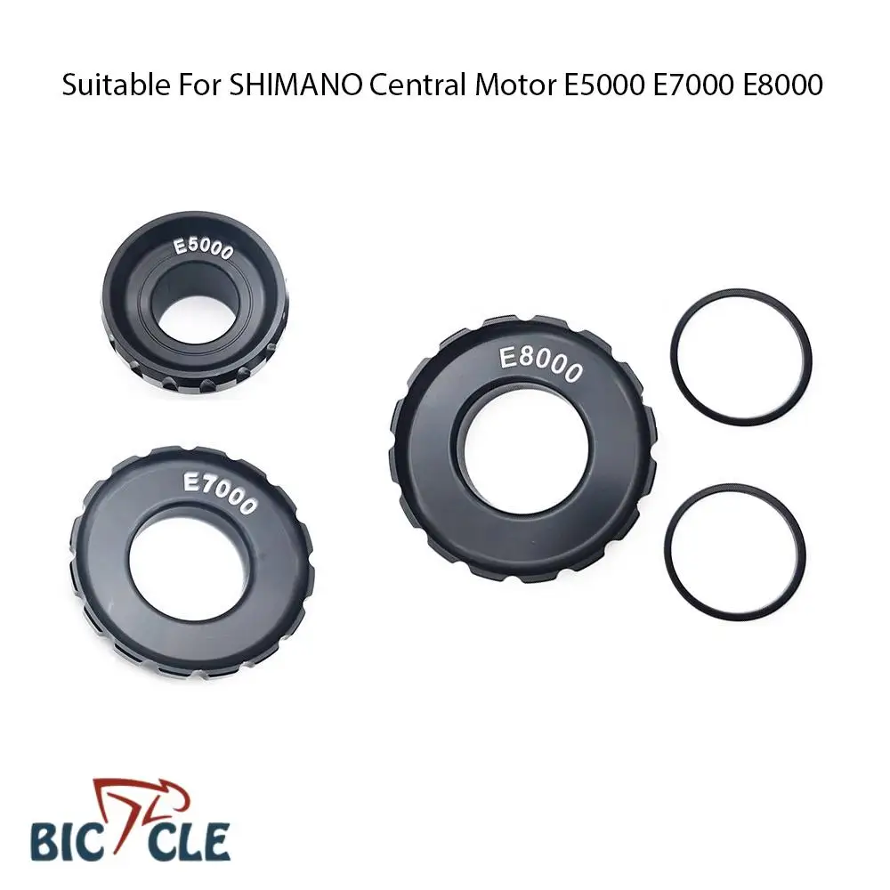 Per Shimano Ebaike Motore Centrale Du-E5000 6001 / Du-E7000 / Du-E8000 Tappo Di Bloccaggio Disco A Pinza Disco Dentato Anello Di Bloccaggio Pignone