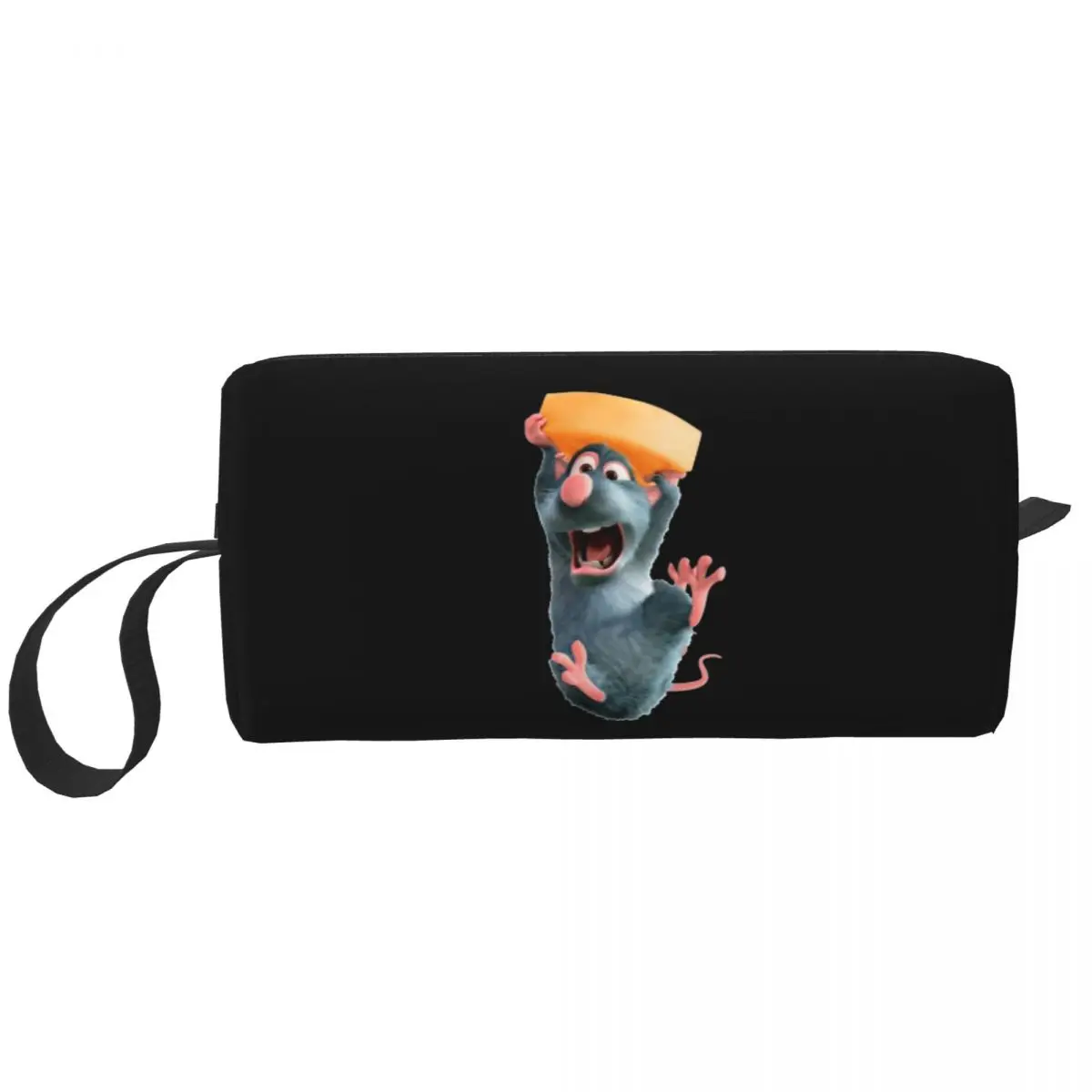 Remy E Cheese Ratatouille Makeup Bag Pouch Cosmetic Bag Travel Toiletry Bag Organizer Storage Purse Large Capacity