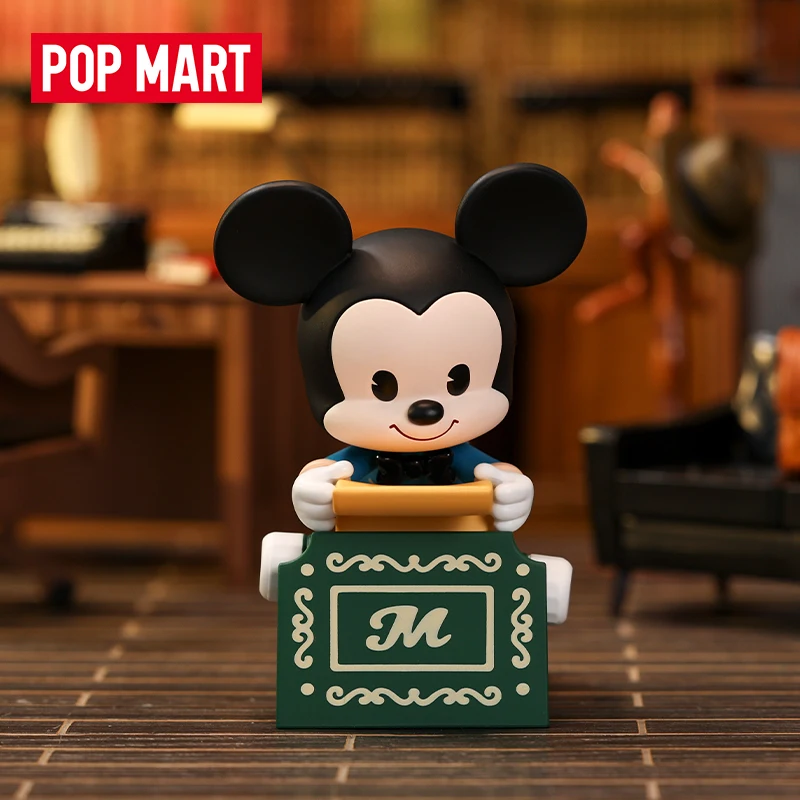 Pop Mart Disney Mickey Family Vintage Series Blind Box Toy Kawaii Doll Caja Ciega Action Figure Gift Modello A Sorpresa Mystery Box