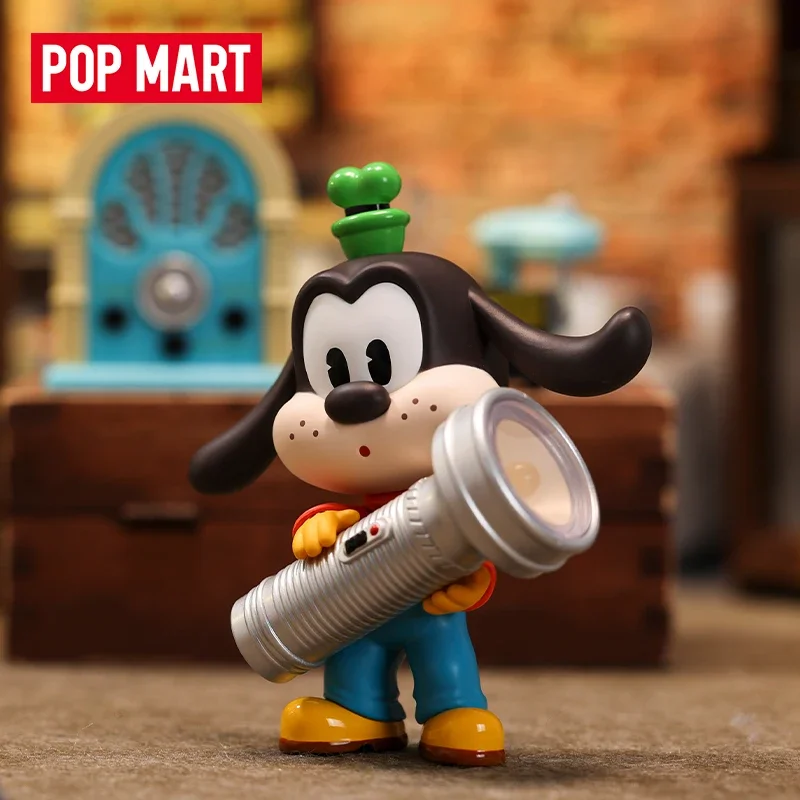 Pop Mart Disney Mickey Family Vintage Series Blind Box Toy Kawaii Doll Caja Ciega Action Figure Gift Modello A Sorpresa Mystery Box