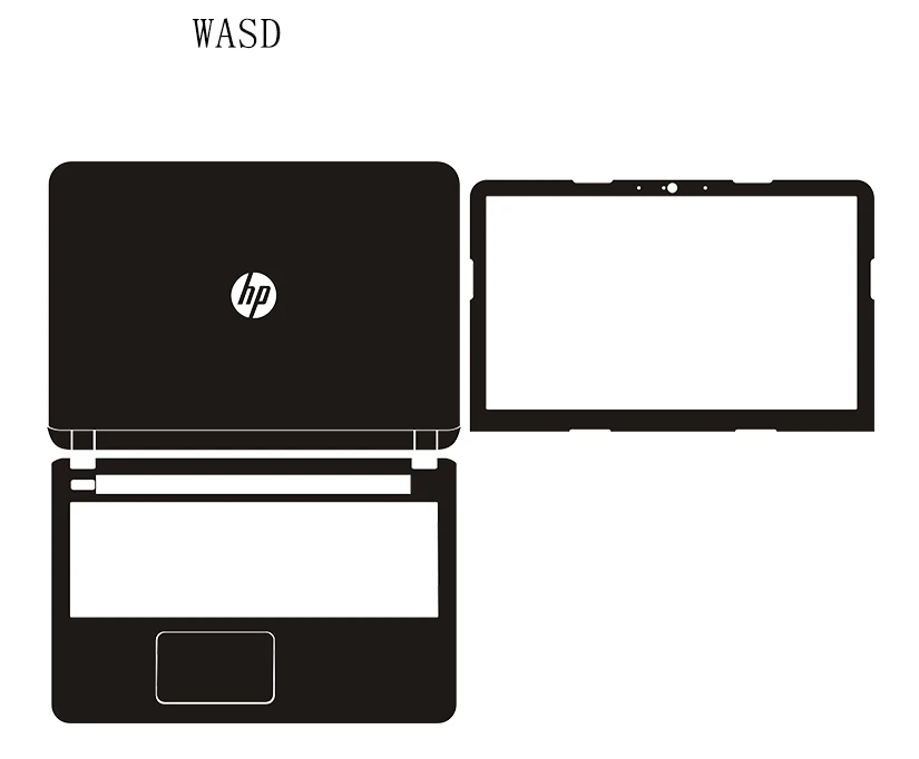 Kh Adesivo Per Laptop In Fibra Di Carbonio Decalcomanie Per La Pelle Cover Protettiva Per Hp Pavilion Gaming Nb 15-Ak004Tx/Wasd 15 Pollici