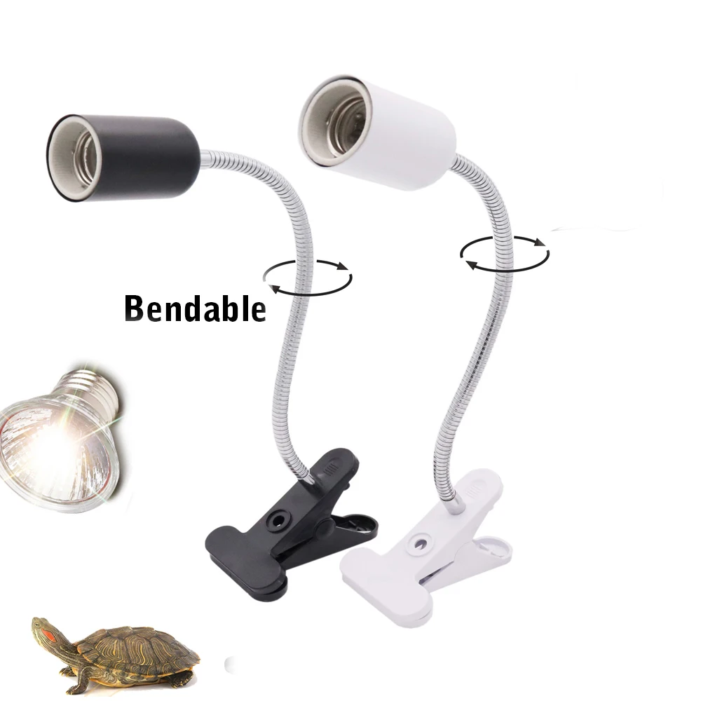 Uva/Uvb E27 Pet Rettile Aquarium Heat Lamp Lampadina A Clip Per Tartaruga Lucertola Serpente Terrario