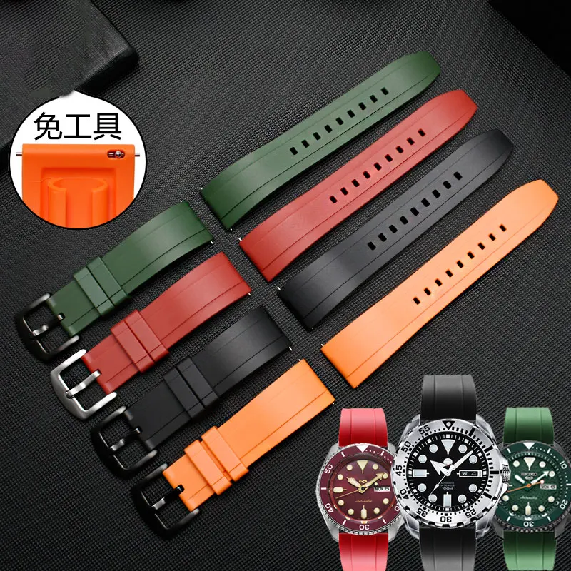 Adattato Al Navigatore Mido M042.430/M026.629 Cinturino In Silicone Impermeabile Ocean Star Serie 22Mm