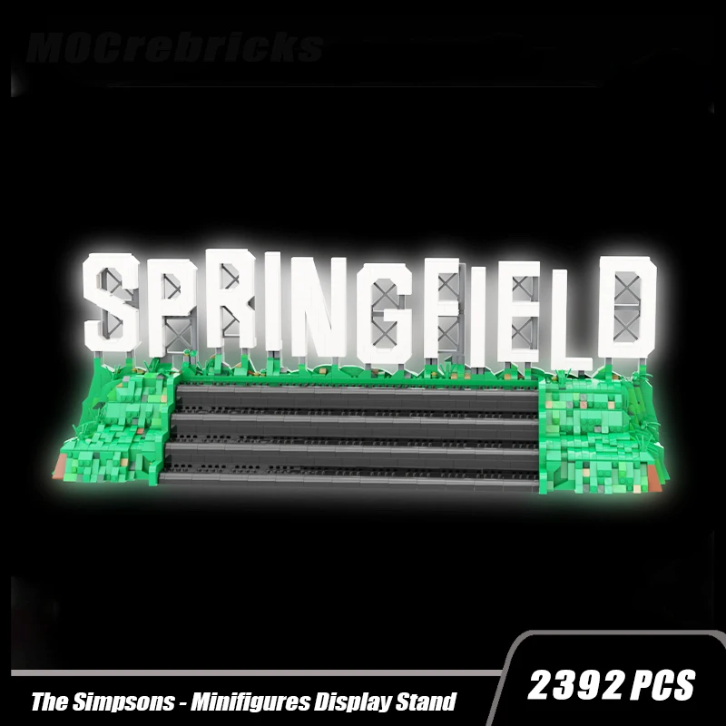 Collezione Classica Moc-80211 Simpsonfamilys Series Minifigures Espositore Modello Building Block Assembly Brick Toy Gifts
