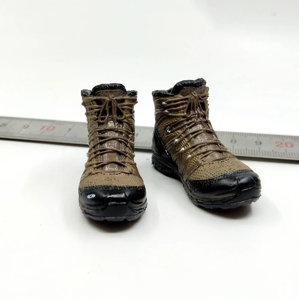 1/6 Minitimes M028 Forze Speciali Dell'Esercito Degli Stati Uniti Paracadute Jump Halo Soldier Green Solid Boots No Connector Fit 12 "Bambola Soldato 