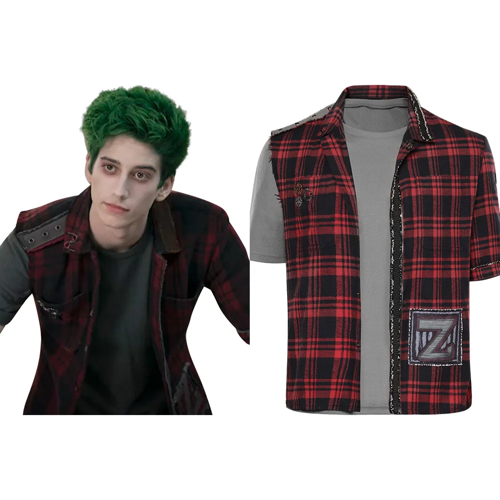 Zombies 3 Zed Cosplay Costume-Camicia Cappotto Abiti Halloween Carnival Suit