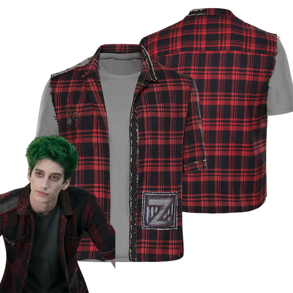 Zombies 3 Zed Cosplay Costume-Camicia Cappotto Abiti Halloween Carnival Suit