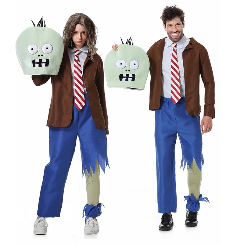 Carnevale Halloween Genitore-Figlio Rotto Costume Da Zombie Pagliaccio Creepy Seooktacular Playsuit Cosplay Fancy Party Dress