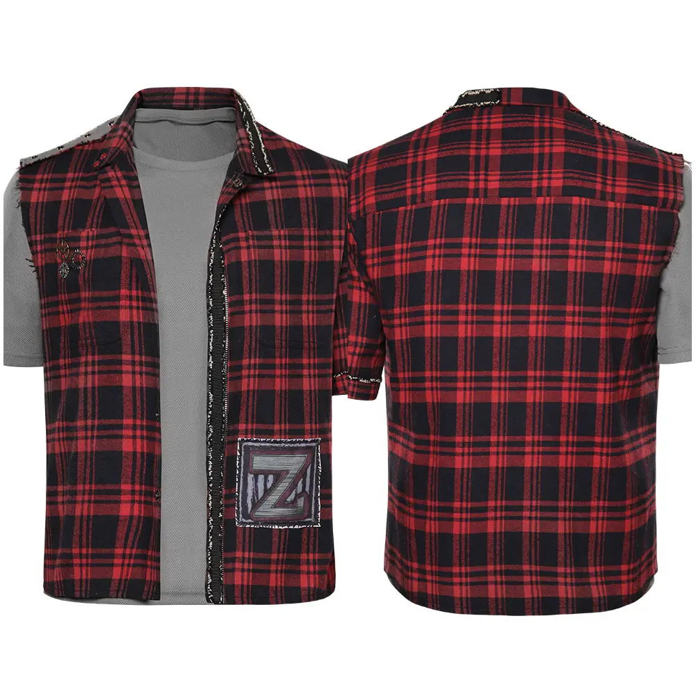 Zombies 3 Zed Cosplay Costume-Camicia Cappotto Abiti Halloween Carnival Suit