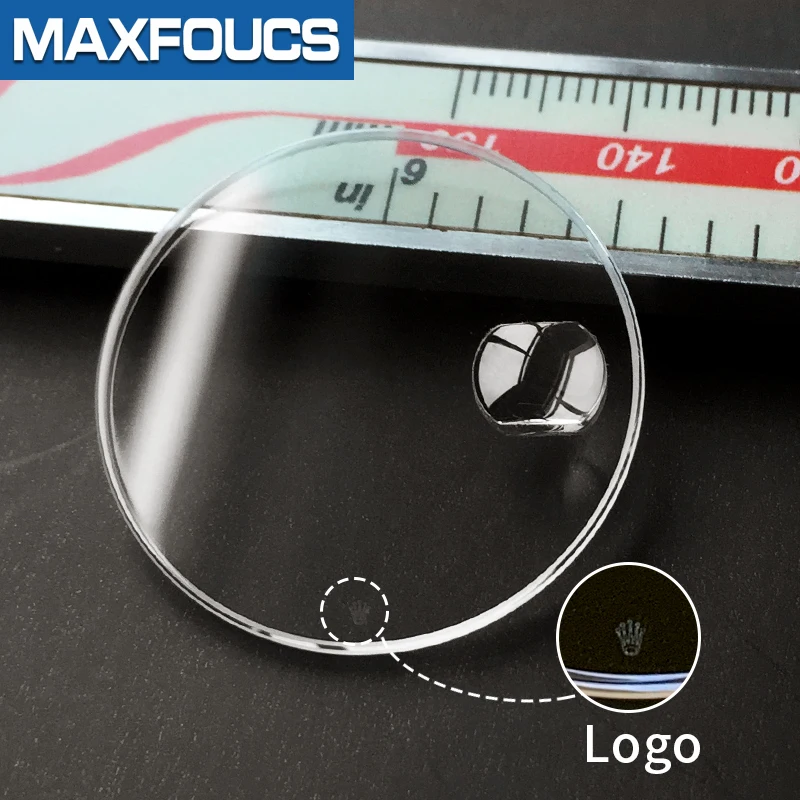Cristallo Di Zaffiro Per Datejust Con Finestra Data Con Logo Marcatore Laser Vetro Antigraffio 116233 116710 116610 69173 115200