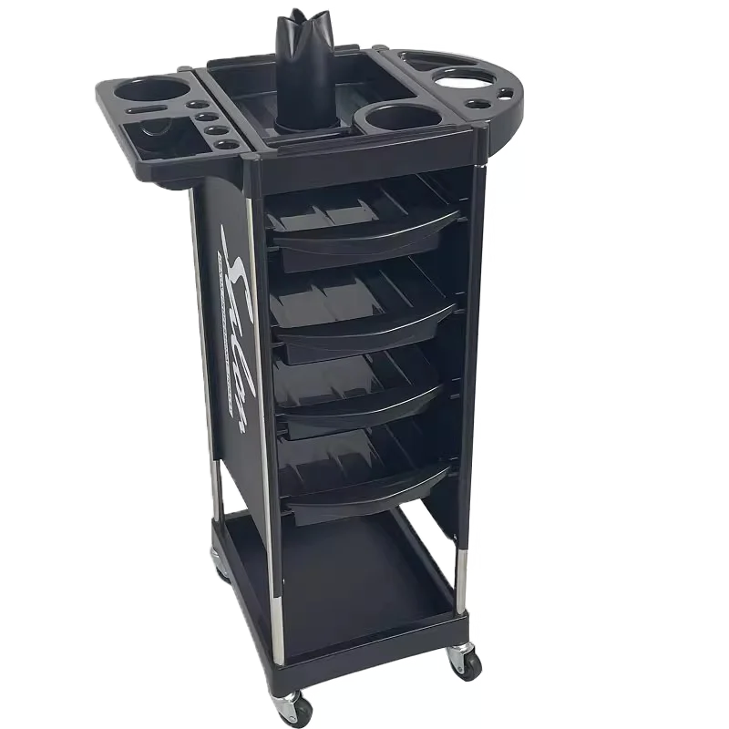 Cosmetic Hairstylist Salon Trolley Cosmetologia Barbershop Salon Trolley Makeup Beauty Wagen Mit Rollen Pretty Furniture Yn50St