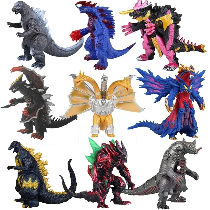 Ultraman Soft Gel Monster Five Imperatori Godzilla Hedorah Chippendale Gajura 24Cm Action Figures Mobili Modello Boy Toys Figure