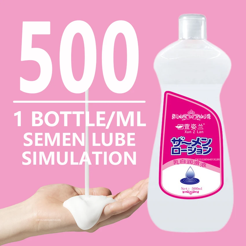 Lubrificante Per Sperma Per Lubrificante Sessuale Giappone Anale 500Ml Uomo Donna Giocattoli Sexy Coppie Massaggio Olio Lubrificante Gel Vaginale Adul