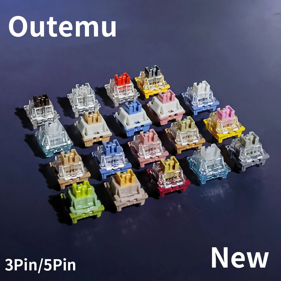 Outemu Switch Interruttore Tastiera Meccanica 3Pin Silent Clicky Linear Tattile Simile Holy Panda Switch Lube Rgb Gaming Mx Switch
