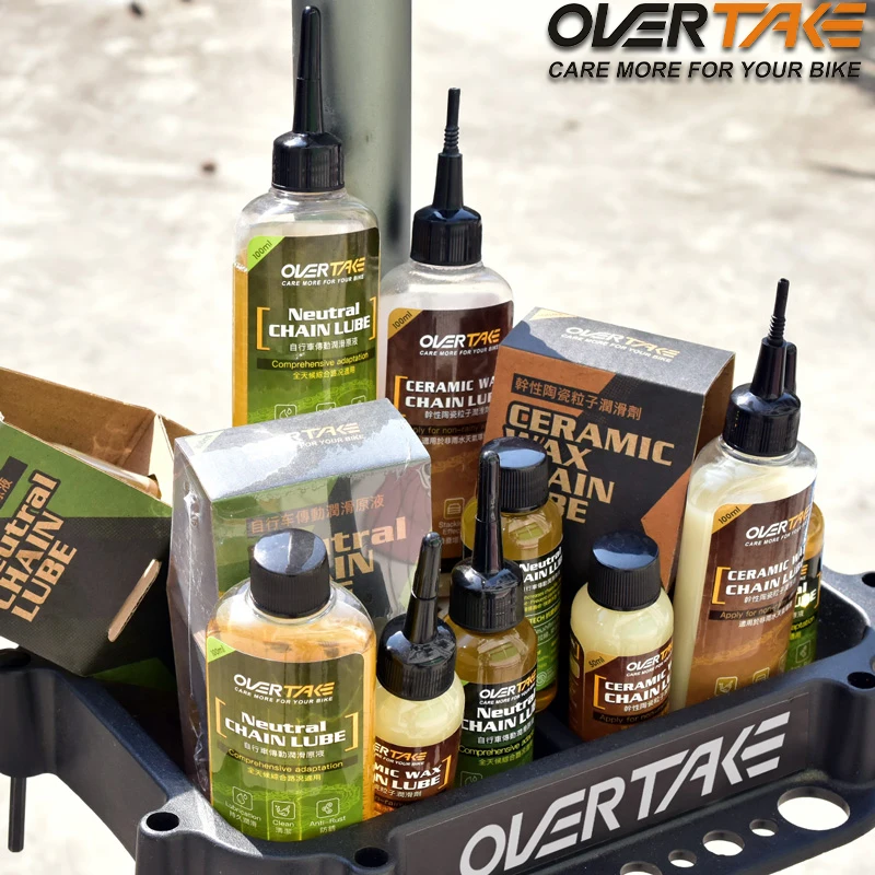 Over Take Bike Ceramic Wax Chain Lube Neutral Chain Lube Long Lasting Chain Oil Mtb Road Bike Waxy Dry Chain Gear Lubrificante Lubrificante Lubrifican