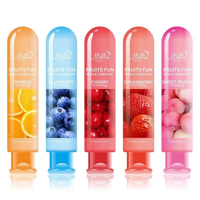 Lubrificante Commestibile Lubrificante Al Gusto Di Fragola Per Lubrificante Sessuale Lubrificante A Base D'Acqua Sesso Orale Masturbazione Del Sesso A