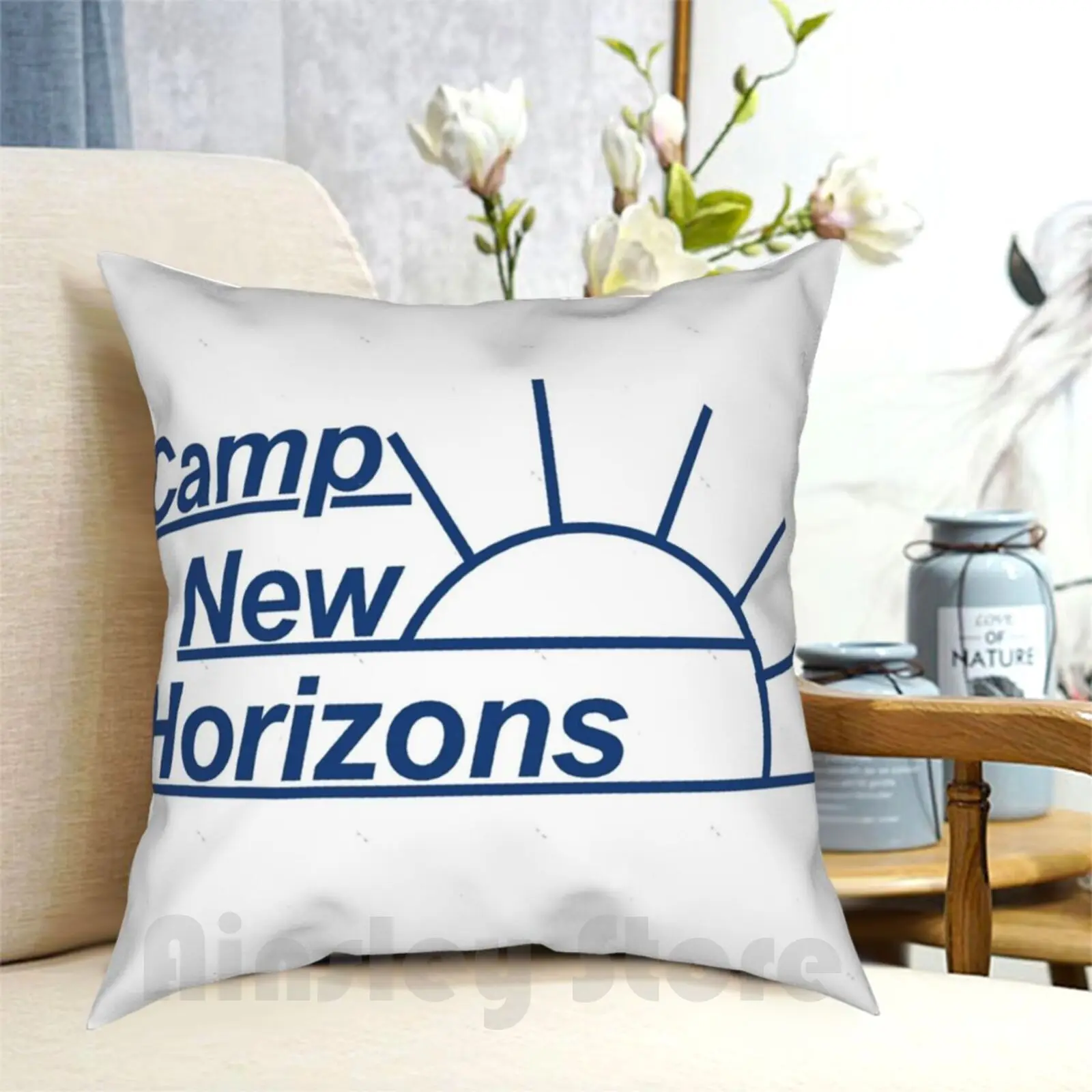 Sleepaway Camp 3-Camp New Horizons Federa Stampata Home Soft Throw Pillow Camp Arawak New Horizons Sleepaway Horror