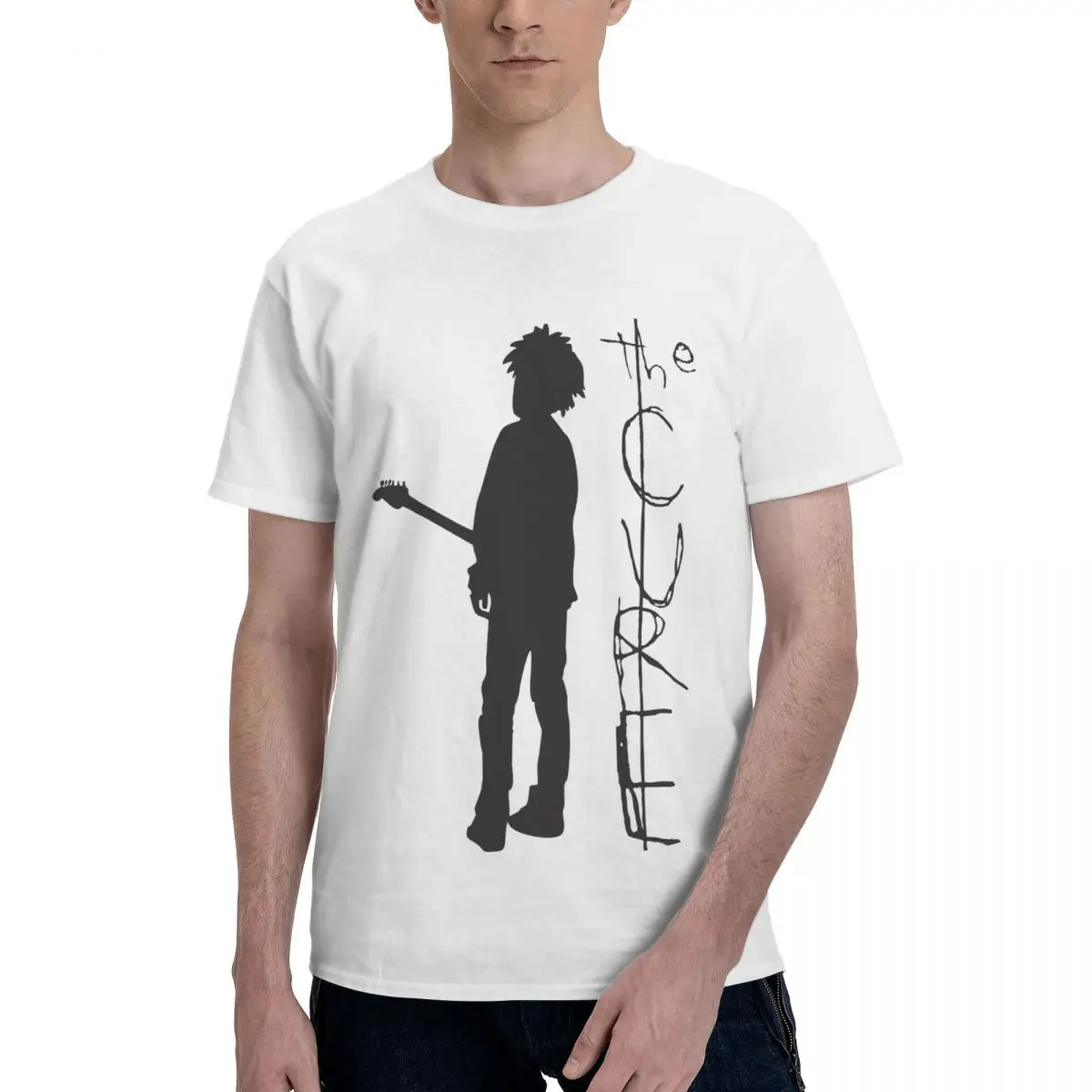 The Cure Poster Band Music T Shirt Album Robert Smith Guitar Sing Hip Hop T-Shirt Stampa Cotone Maglietta Originale Abbigliamento Carino