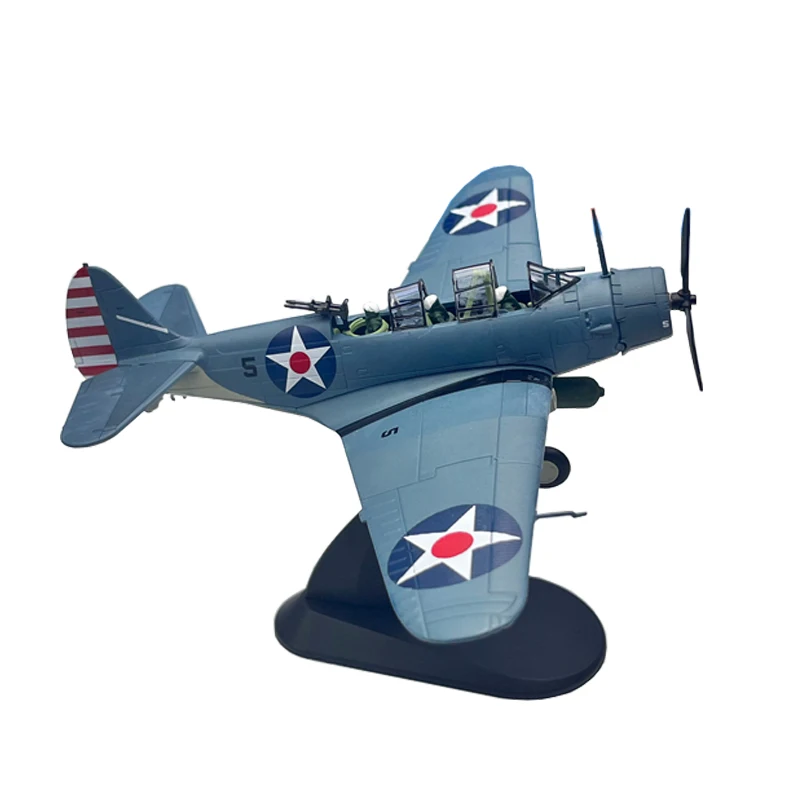 Scala 1/72 Wwii Tbd Distruttore Siluro Bomber Aircraft Battle Finito Diecast Metal Plane Display Militare Modello Regalo Giocattolo