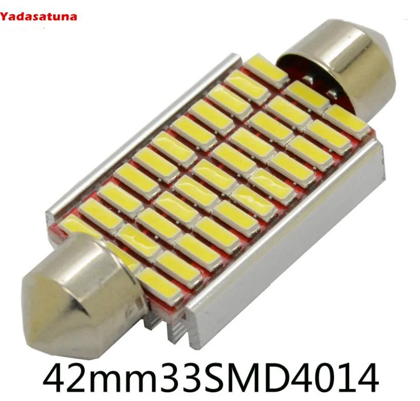 Kit Lampada Canbus Siluro Led 4014 33-Smd Canceller Teto Pingo