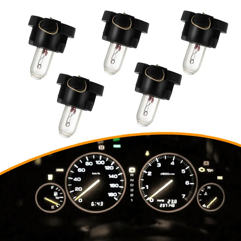 5Pc Super Bright Canbus T3/T4.2 Led Bulbs Car Interior Wedge Dashboard Warming Indicator Lamp 12V Led Lights For Car Accessories